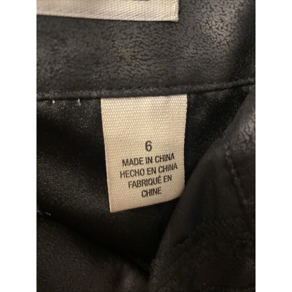 DKNY faux leather mini skirt size 6 - Picture 5 of 6